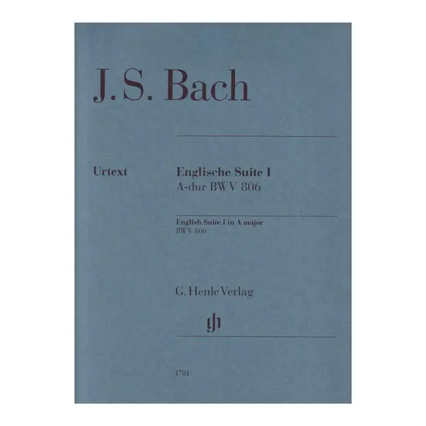 Bach English suite n.1 A major BWV 806 - com dedilhado