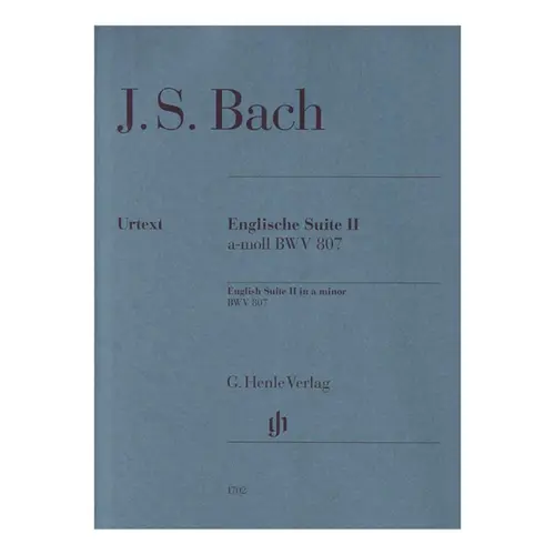 Bach English suite n.2 a minor BWV 807 - com dedilhado