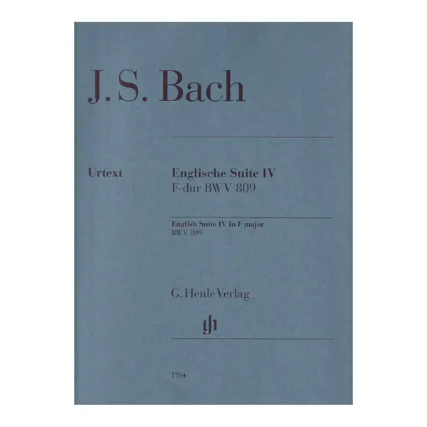 Bach English suite n.4 F major BWV 809 - com dedilhado