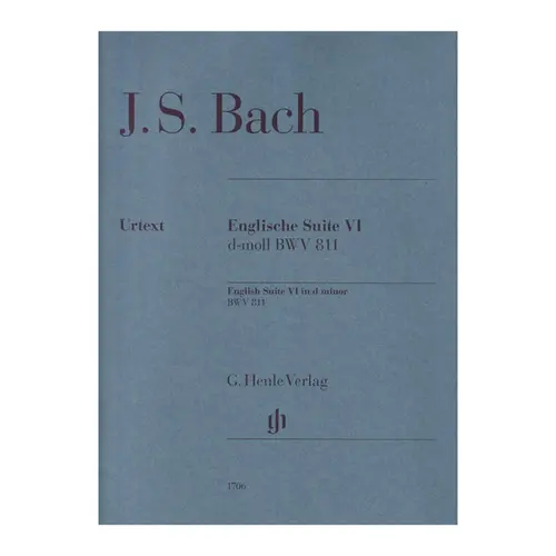 Bach English suite n.6 d minor BWV 811 - com dedilhado