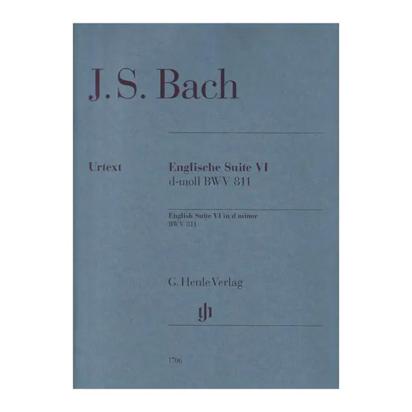 Bach English suite n.6 d minor BWV 811 - com dedilhado