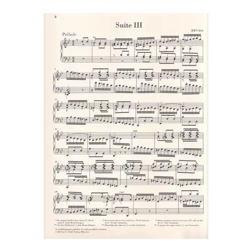 Bach English suite n.3 g minor BWV 808 - sem dedilhado