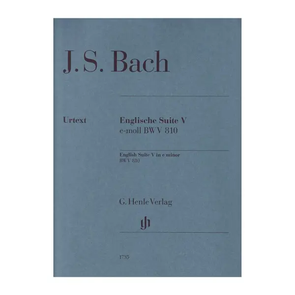 Bach English suite n.5 e minor BWV 810 - sem dedilhado