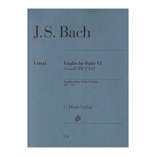 Bach English suite n.6 d minor BWV 811 - sem dedilhado