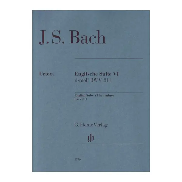 Bach English suite n.6 d minor BWV 811 - sem dedilhado