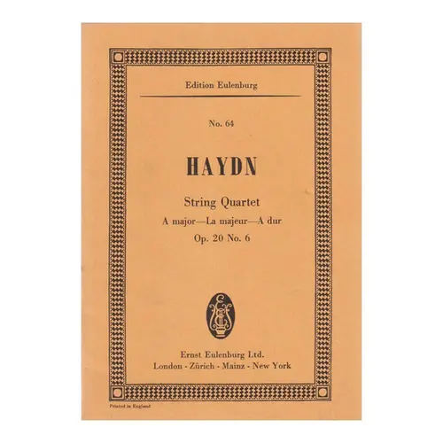 String Quartet A Major - Op.20 N.6