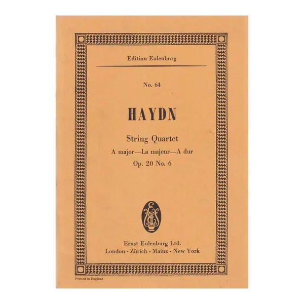String Quartet A Major - Op.20 N.6