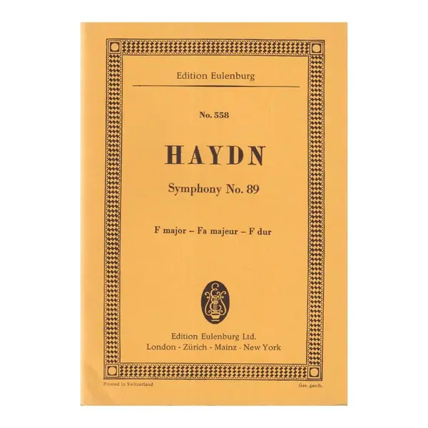 Symphony N.89  F Major