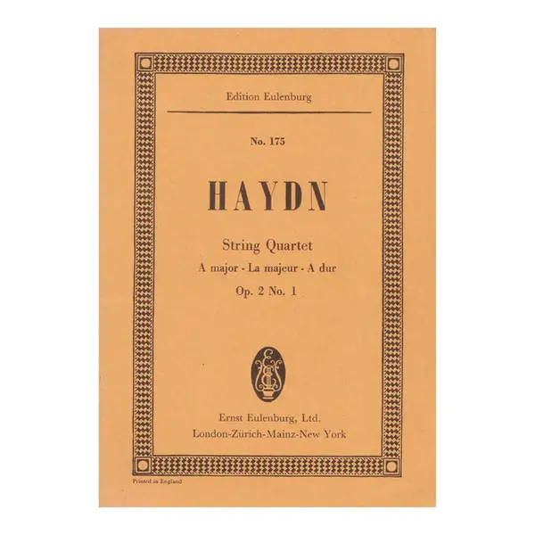 String Quartet A Major - Op.2 N.1