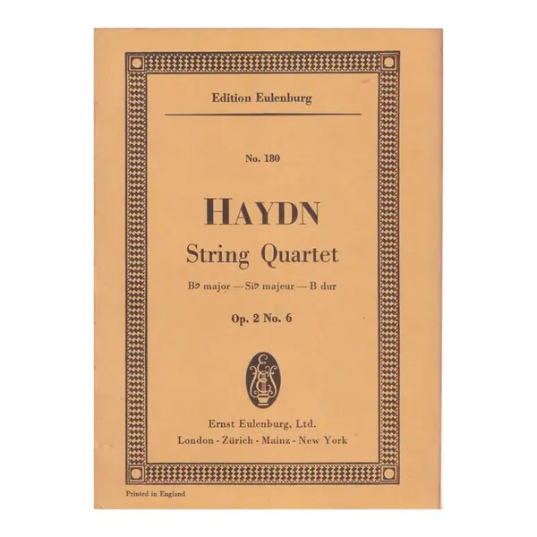 String Quartet Bb Major - Op.2 N.6