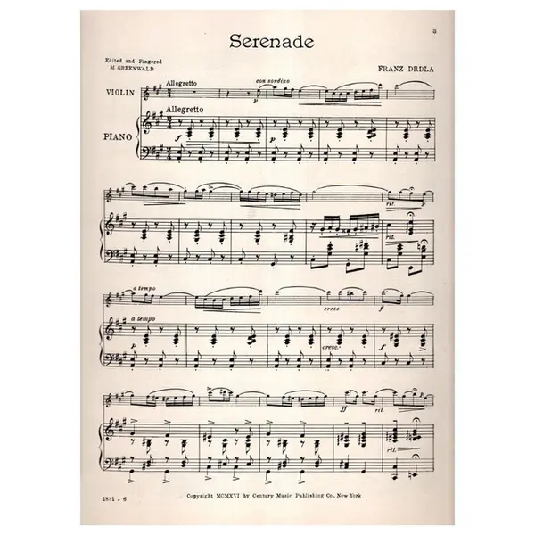 Serenade in A