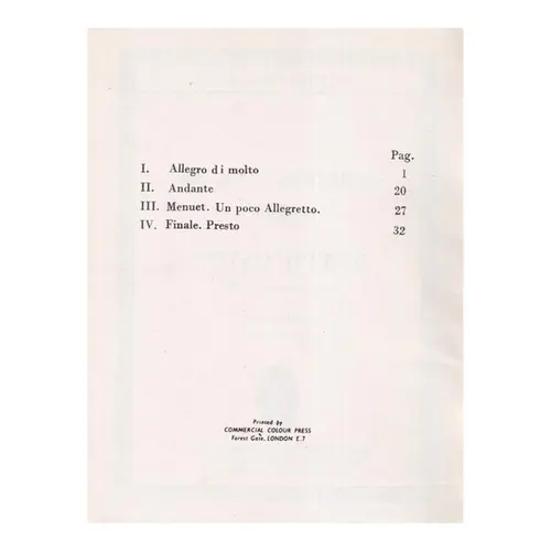 Symphony N.35 Bb Major