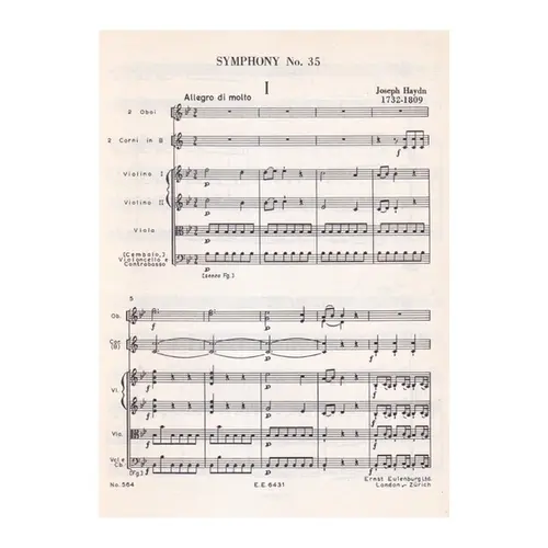Symphony N.35 Bb Major