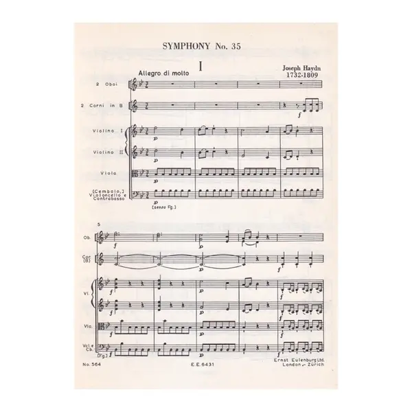 Symphony N.35 Bb Major