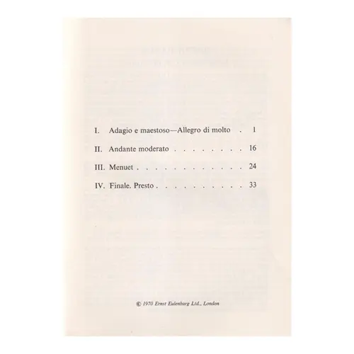 Symphony N.50 - C Major