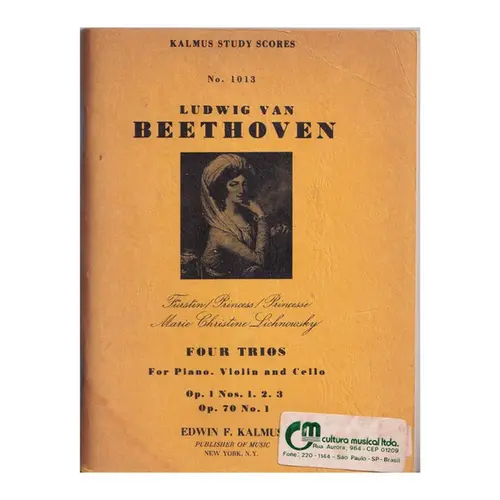 Four Trios - Op.1 N.1,2,3 e Op.70 N.1 - Study score