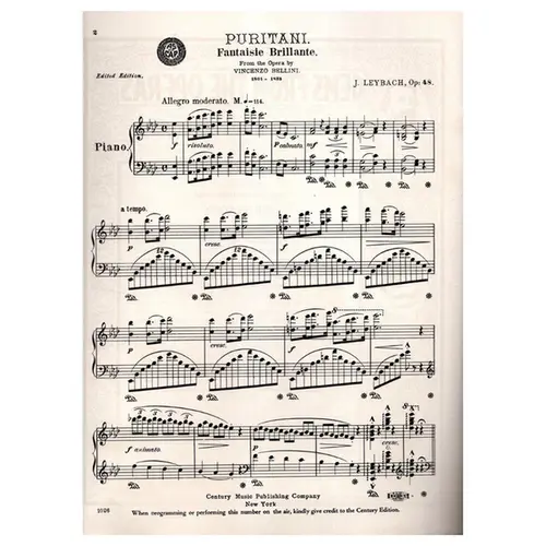 I Puritani, Fantasie Brillante op. 48