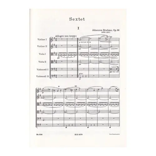 Sextet G-Dur - Op.36
