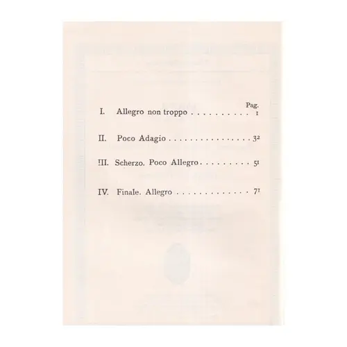Piano Quartet A Major - Op.26 (partitura de bolso)