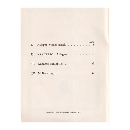String Quartet G Maj. - Kv 387