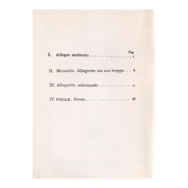 String Quartet C Major - Op.64 N.1