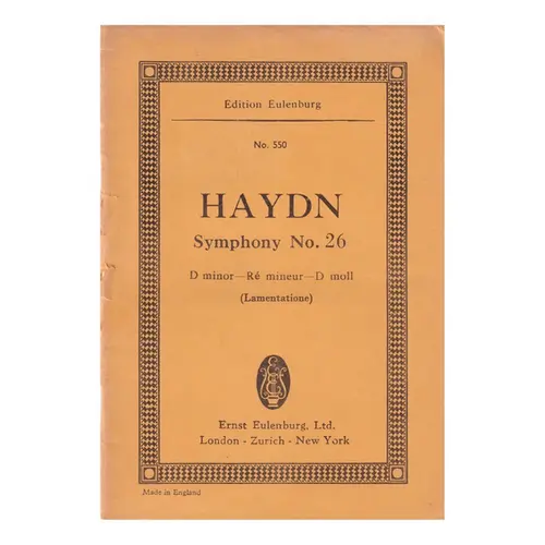 Symphony N.26 D Min