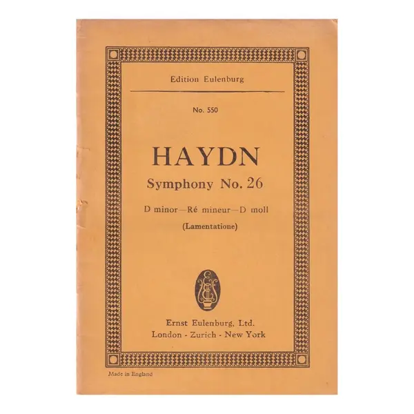 Symphony N.26 D Min