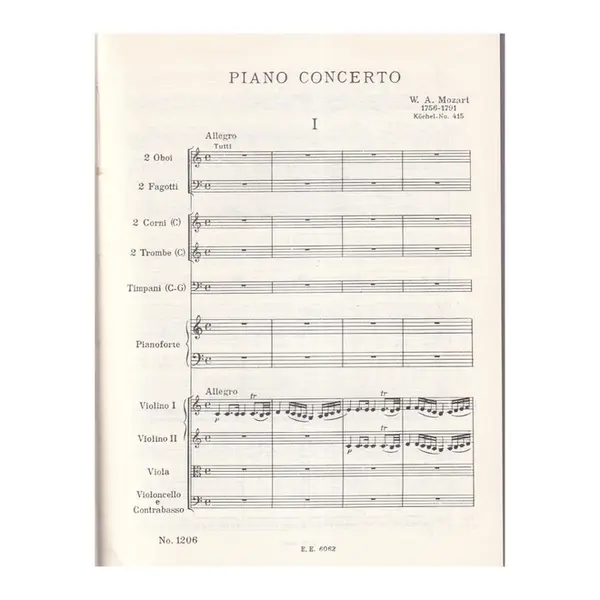 Piano Concerto C Maj.-Kv.415
