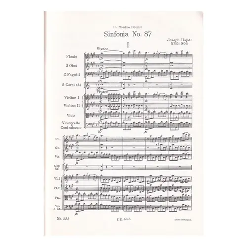Symphony N.87 A Maj.