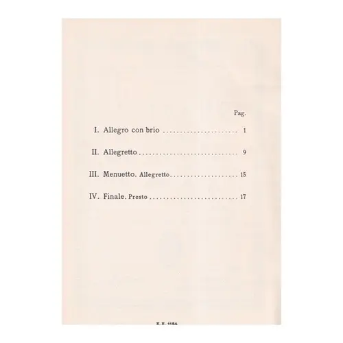 String Quartet G Major - Op.54 N.1