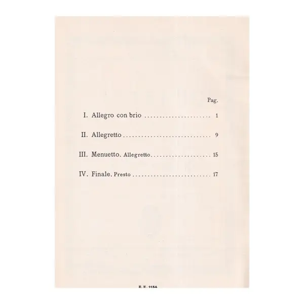 String Quartet G Major - Op.54 N.1