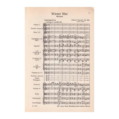 Wiener Blut -Op.354