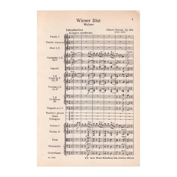 Wiener Blut -Op.354