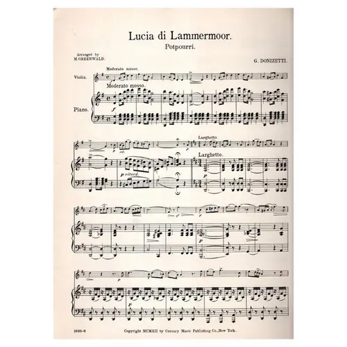 Lucia di Lammermoor- Potpourri