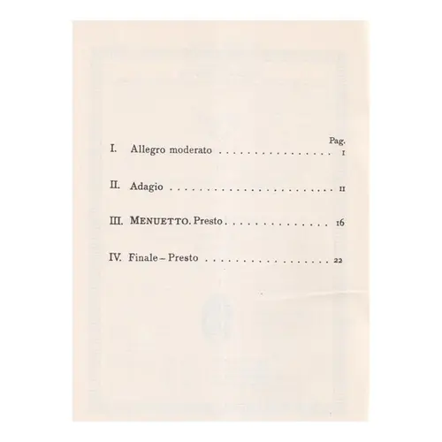 String Quartet Op.77 N.1 - G Major