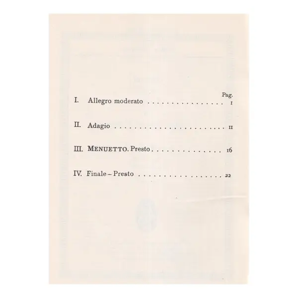 String Quartet Op.77 N.1 - G Major