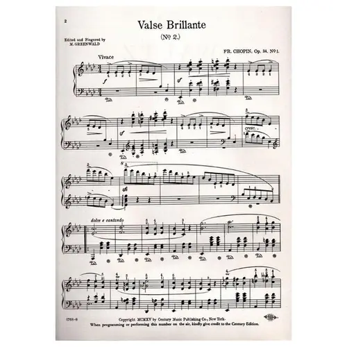 Waltz In Ab - Op.34 N.1