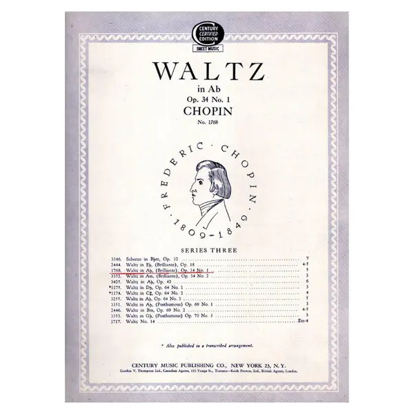 Waltz In Ab - Op.34 N.1
