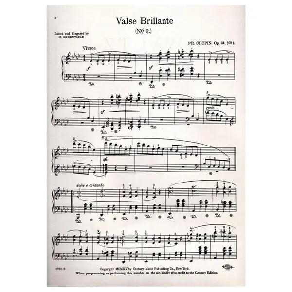 Waltz In Ab - Op.34 N.1