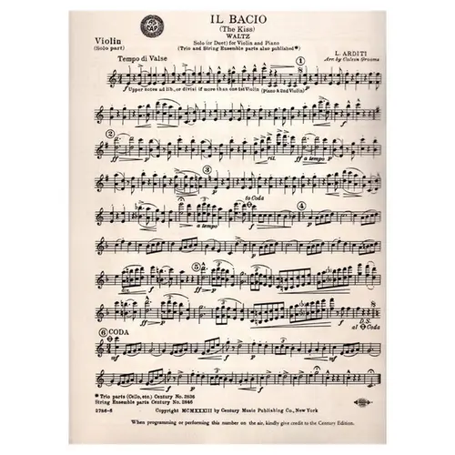 Il Bacio (The Kiss) - Waltz