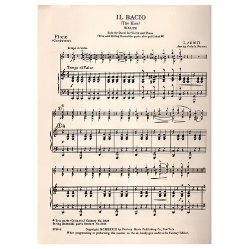 Il Bacio (The Kiss) - Waltz