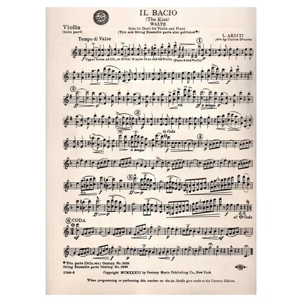 Il Bacio (The Kiss) - Waltz