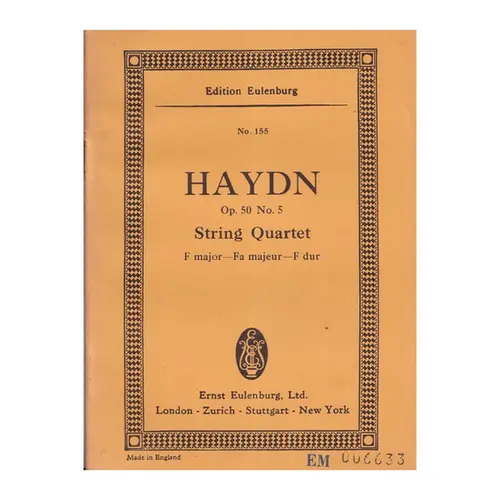 String Quartet Eb Major - Op.2 N.3