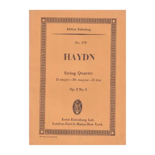 String Quartet D Major - Op.2 N.5