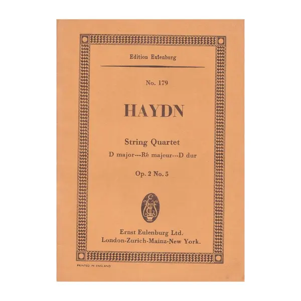 String Quartet D Major - Op.2 N.5