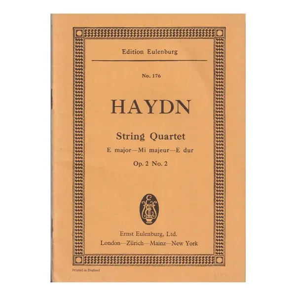 String Quartet E Major Op.2 N.2