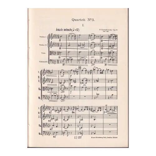 String Quartet N.3 - Op.30 - Eb Min.