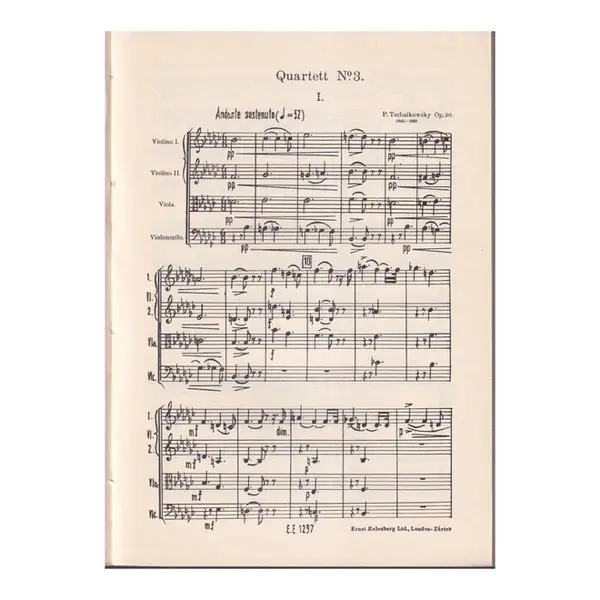 String Quartet N.3 - Op.30 - Eb Min.