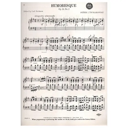 Humoresque - op. 10 n. 2