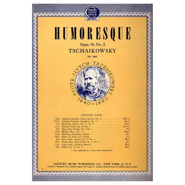 Humoresque - op. 10 n. 2